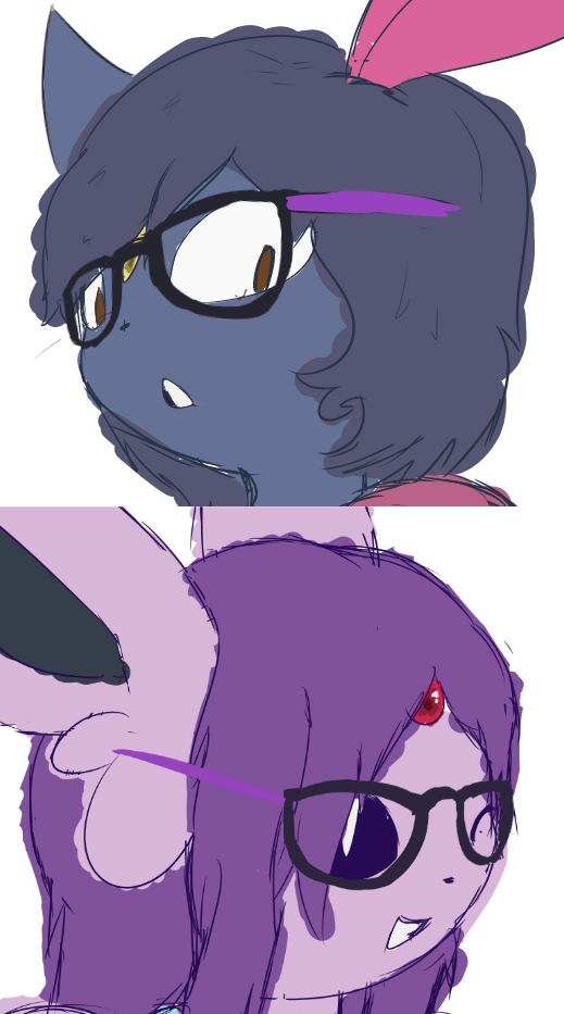 Fetish Artist // Sneasel/espeon // Pokemon Obsessive - Cartoon (519x933), Png Download