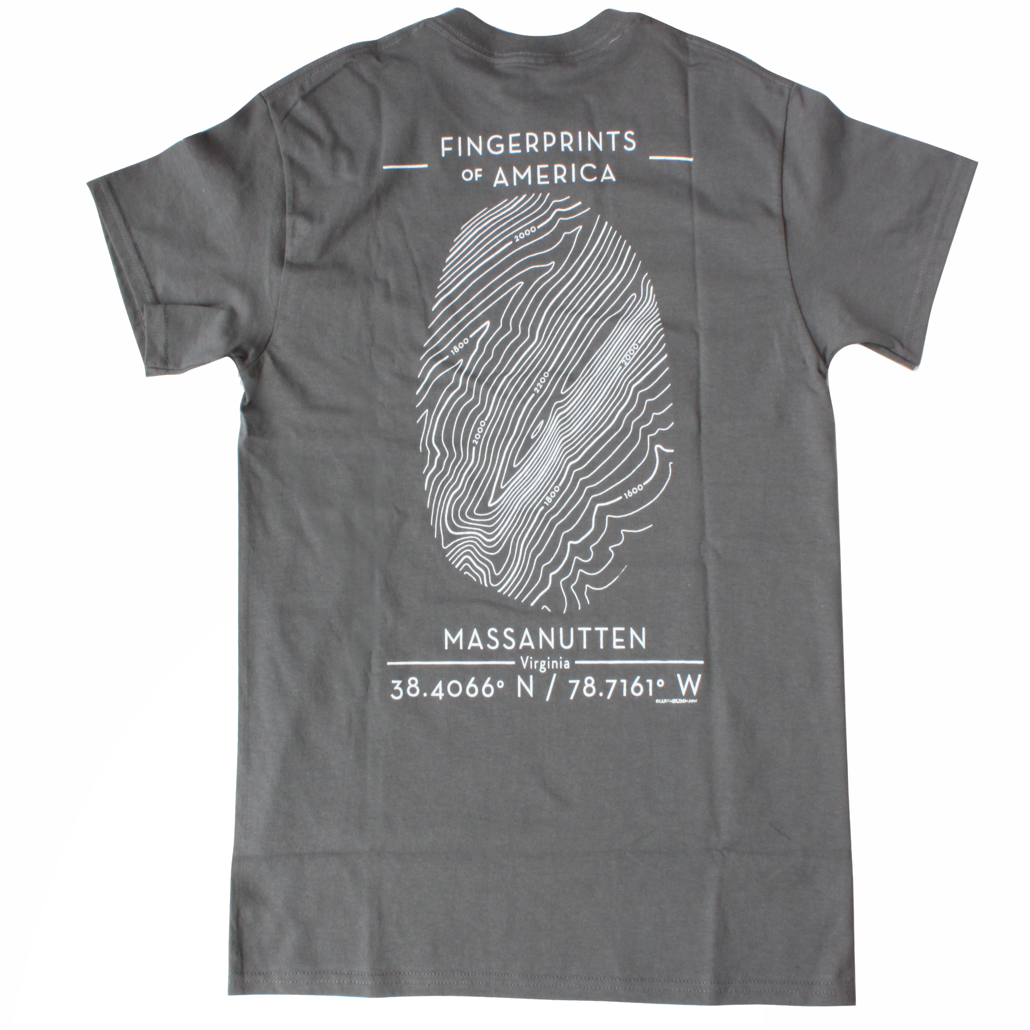 Topographic Thumbprint Map Shirt - Map (2048x2048), Png Download