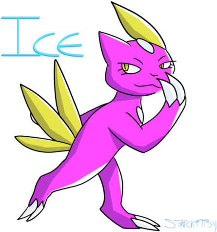 Sneasel Shiny - Cartoon (500x500), Png Download