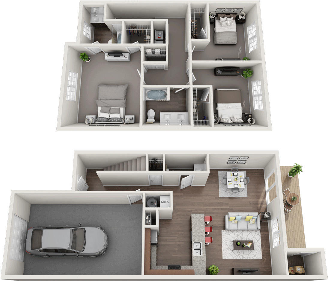 The Victorian - Regency Club Apartments (1145x938), Png Download