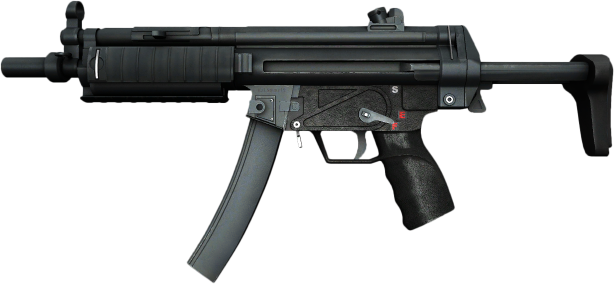Cs Go Mp5 Profile - Mp5 Counter Strike (1228x568), Png Download