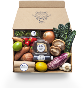 A Blue Apron Meal Kit - Meal Kit Prep Family (360x360), Png Download