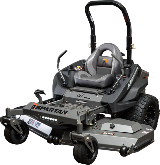 Srt-pro Series Cash Finance 54" Briggs 27hp Commercial - Spartan Lawn Mower Girl (550x565), Png Download