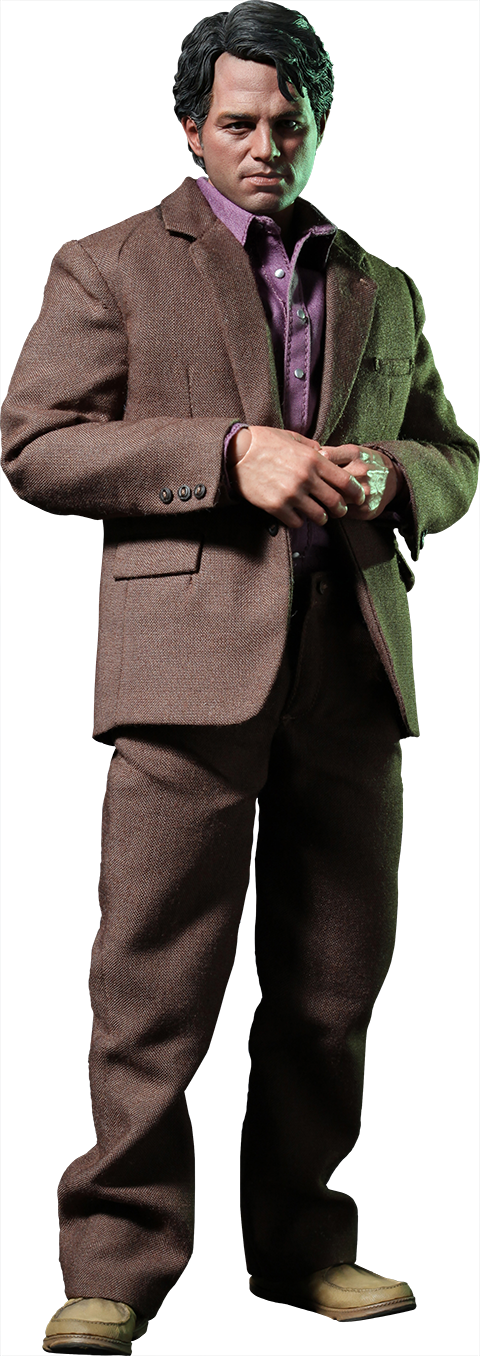 Hot Toys 1:6 Scale Bruce Banner Figure (480x1356), Png Download