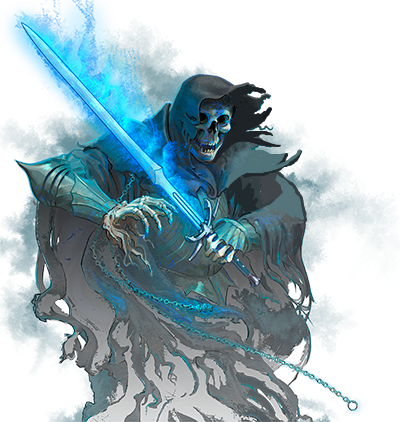 Supernatural Being Defies Classification - Wraith Sword (400x422), Png Download