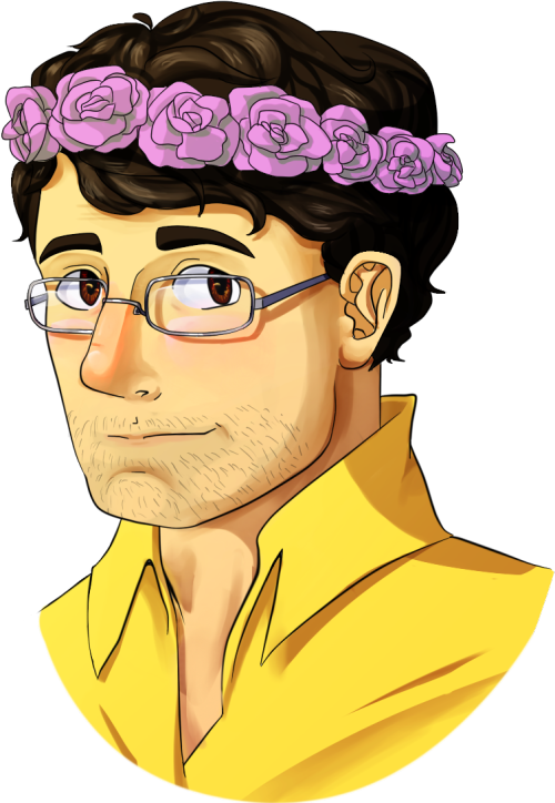 Download A Portrait Of Bruce Banner Wearing A Yellow Shirt And - Cartoon  PNG Image with No Background 
