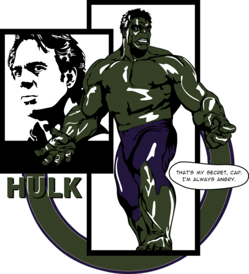 Marvel, The Avengers, And The Hulk Image - Hulk (500x550), Png Download