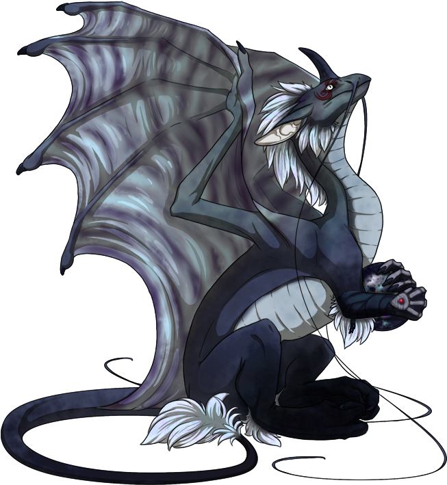 I Will Be Printing This With 9 Order Slots On The First - Blue Female Dragon (750x750), Png Download