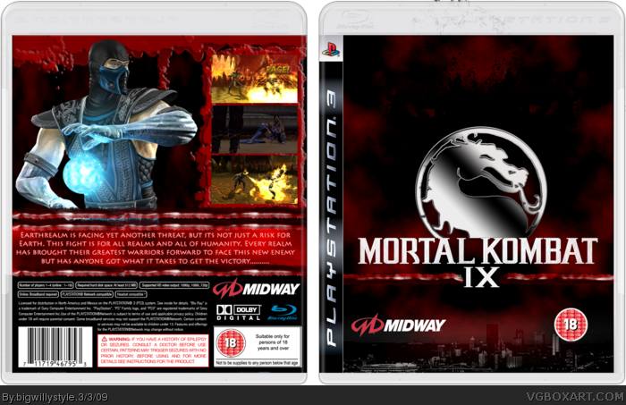 Mortal Kombat 9 For Ps3 Free Download (700x453), Png Download