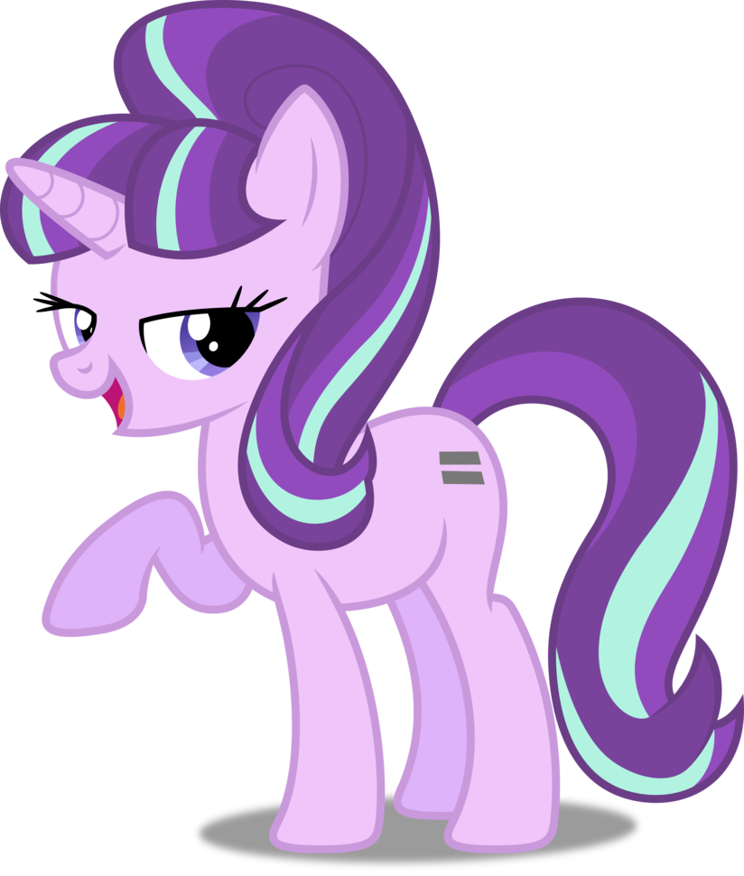 Vector 123 Starlight Glimmer 2 By Dashiesparkle-d8lqq2t - Light Purple Cartoon Characters (824x970), Png Download