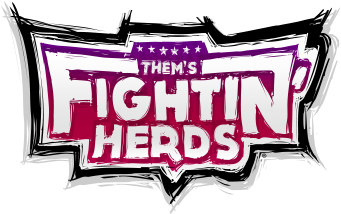 Early Access Patch 3 Is Now Live On Steam So If You - Them's Fightin Herds Logo (677x265), Png Download
