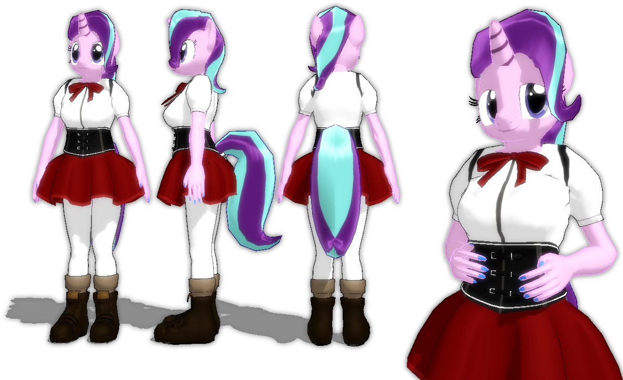 Season 6 Redesign - Starlight Glimmer Anthro (1280x768), Png Download