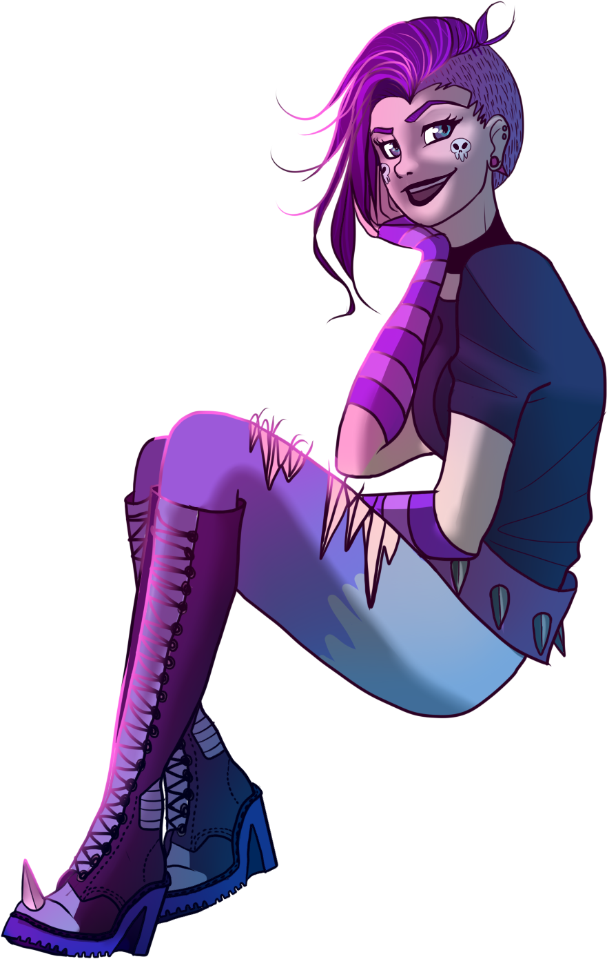 “did You Know That If You Cut Off A Mermaid's Tail - Star Butterfly Cabello Morado (1000x1500), Png Download
