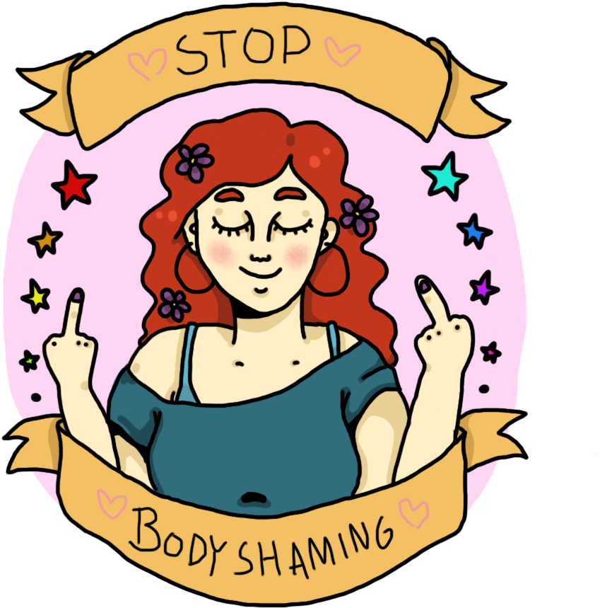 Stop Body Shaming - Stop Bodyshaming (960x960), Png Download