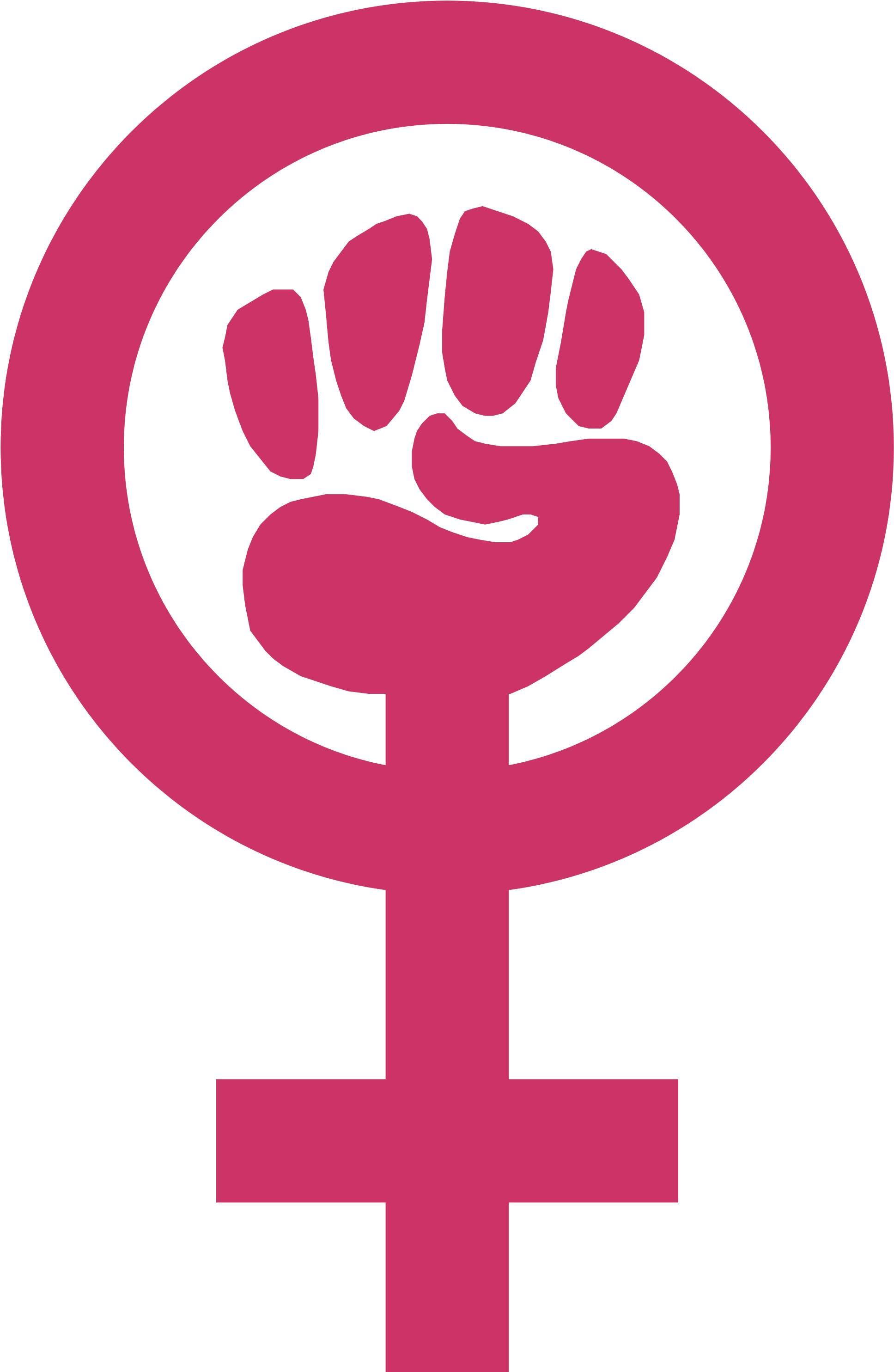 Home - Feminism Symbol (2000x3000), Png Download