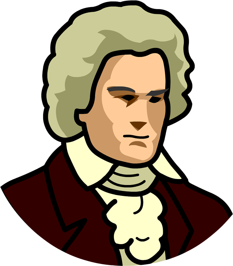 Beethoven's Clipart Transparent (880x880), Png Download