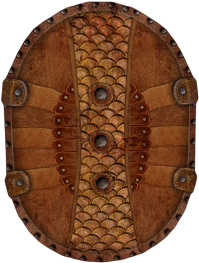 Leather Shield - Leather (572x578), Png Download