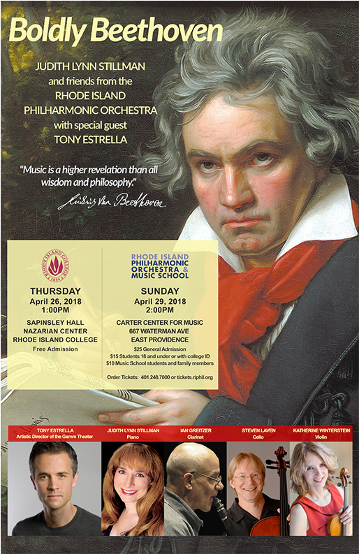 Judith Lynn Stillman And Friends From The Rhode Island - Ludwig Van Beethoven (612x792), Png Download