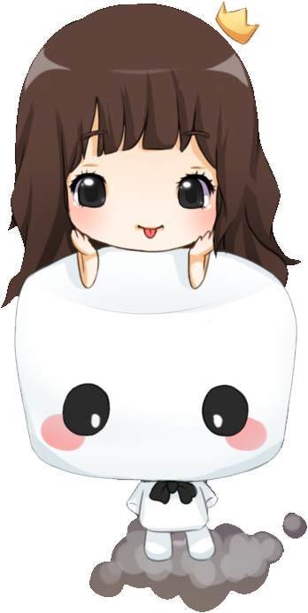 Marshmallow Photo Iu Chibi By Yuzu2701-d4tycw1 Zpsac1a8623 - Cartoon (364x748), Png Download