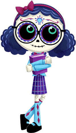 Gabi Pose Dibujos De Halloween, Decoración Halloween, - Muertoons Transparent Png (271x480), Png Download
