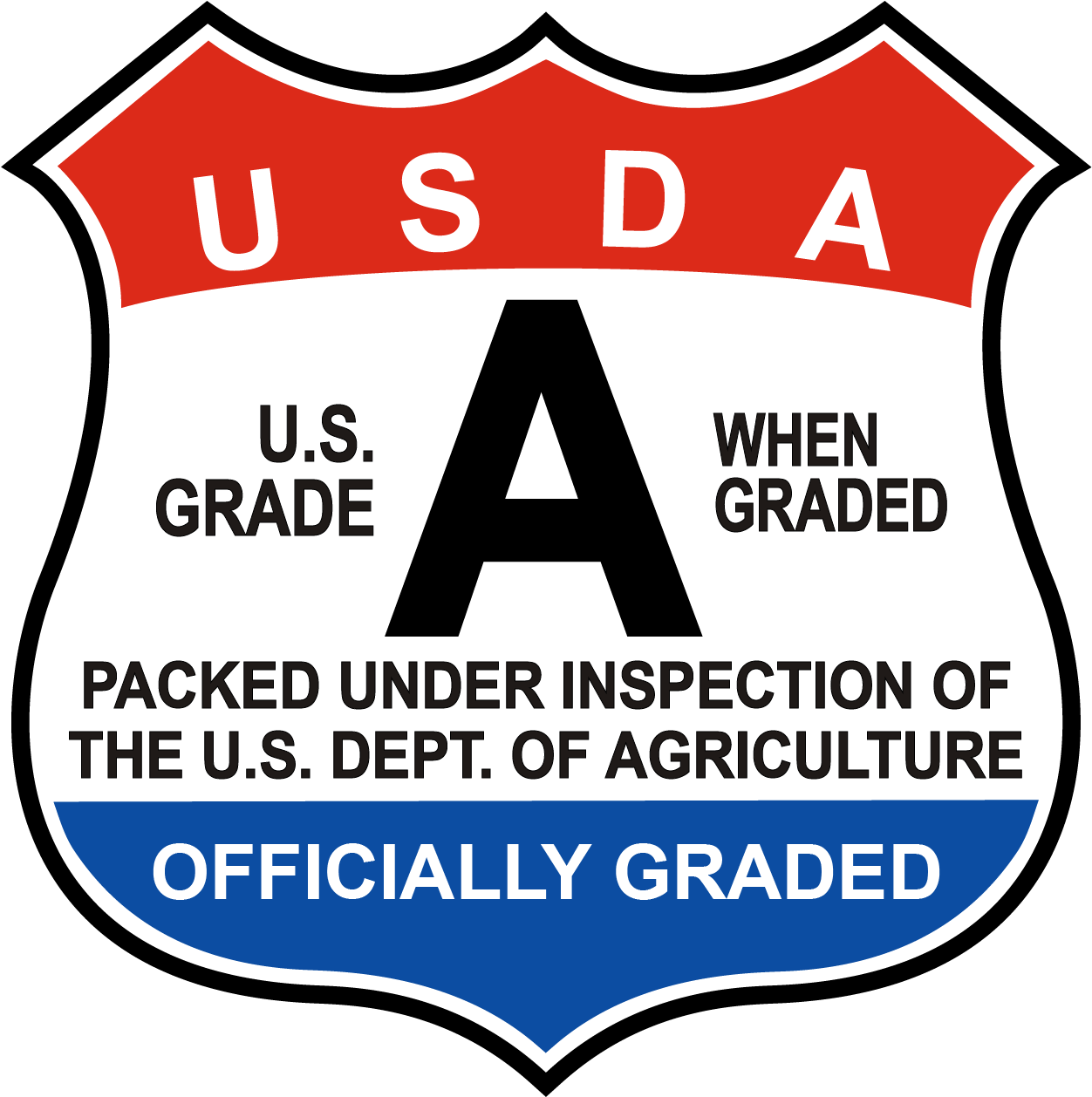 Dairy Official Quality Shields - Usda Approved (1272x1272), Png Download