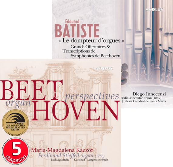 Ae80011 Beethoven Organ Bundle - Beethoven: Organ Perspectives - Aeolus: Ae11111 (570x550), Png Download