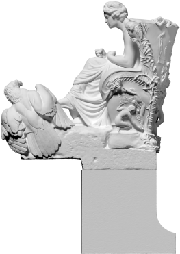 3d Scan Of Max Klinger's Beethoven - 3d Scans Free Download (600x420), Png Download