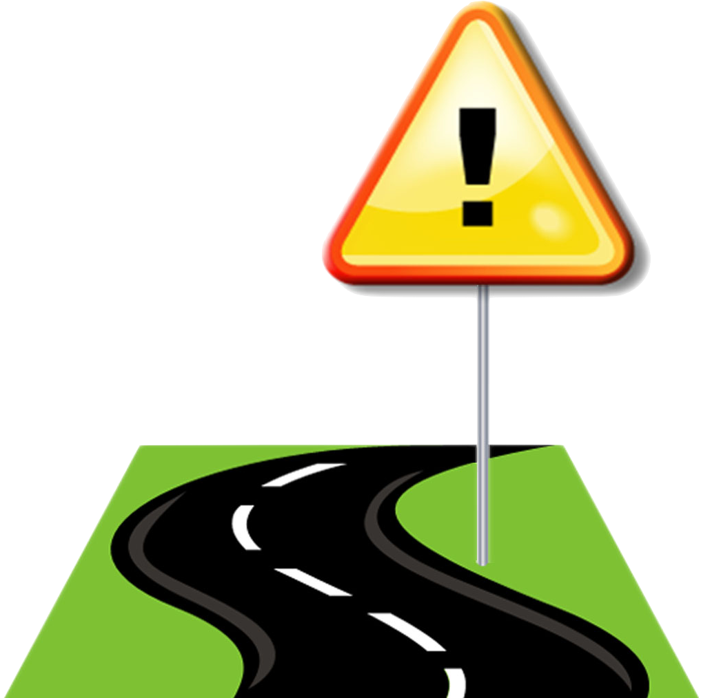Capufe Alerta Carretera - Traffic Sign (1024x1024), Png Download