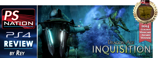 Dragon Age Inquisition Mc 2014 Review Banner - Dragon Age Inquisition - Game Console - Download (600x220), Png Download