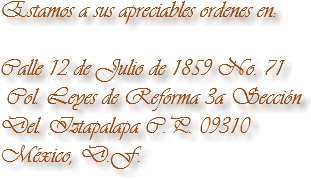 Estamos A Sus Apreciables Ordenes En - Tan (806x238), Png Download