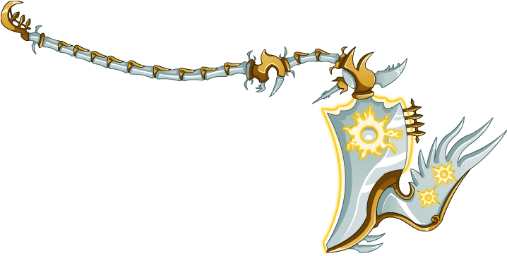 Simple Wing Of Justice , Wing Of Justice - Aqw White And Gold Weapons (717x369), Png Download