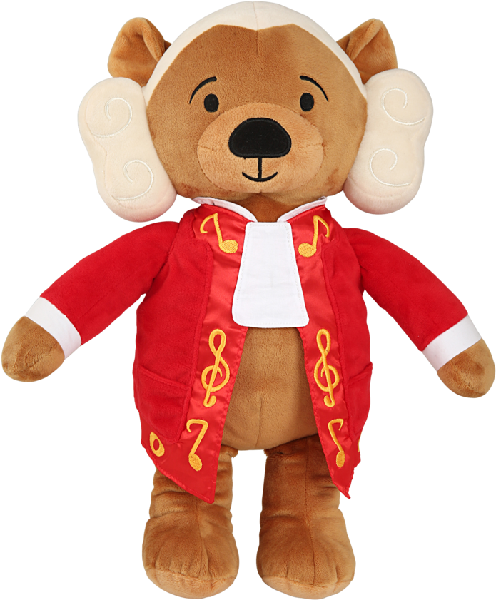 Amadeus Mozart Vosego Baby Beethoven Bear Png Baby - Daniel Tiger Neighborhood Toys Cuddle Sing (1000x1000), Png Download