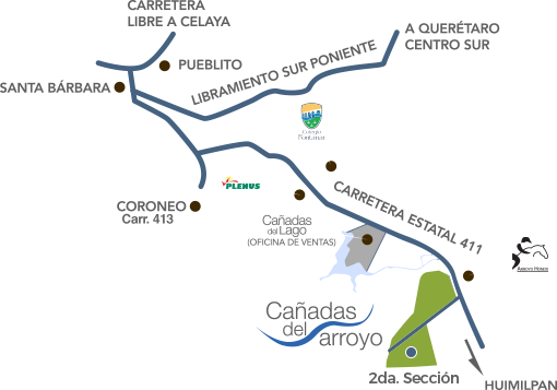 Actualmapaproyeccion 03 - Mapa Cañadas Del Lago (510x357), Png Download