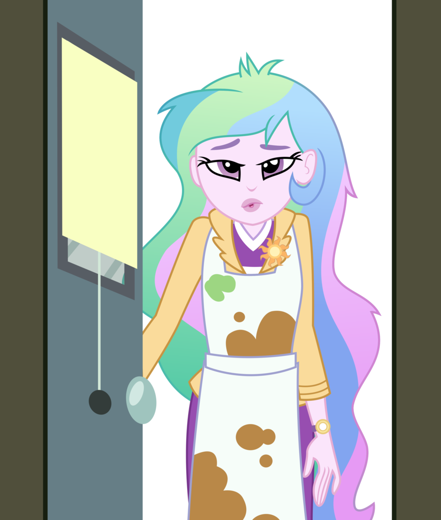 Sketchmcreations, Clothes, Door, Doorway, Equestria - Princess Celestia (867x1024), Png Download