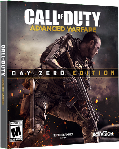 Call Of Duty - Call Of Duty Advanced Warfare Day Zero Edition Ps3 (400x546), Png Download