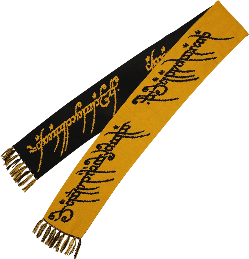 Lord Of The Rings One Ring Scarf - Lotr One Ring Scarf (850x850), Png Download