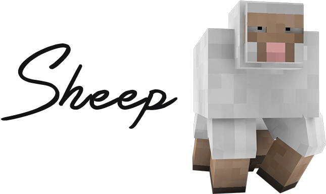 I Am Sheep, Or As My Friends Like To Call Me - Minecraft Transparent Sheep (710x400), Png Download