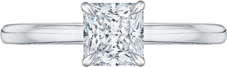 If You're Planning To Ask The One You Love To Spend - Engagement Rings Princess Cut (1000x1000), Png Download