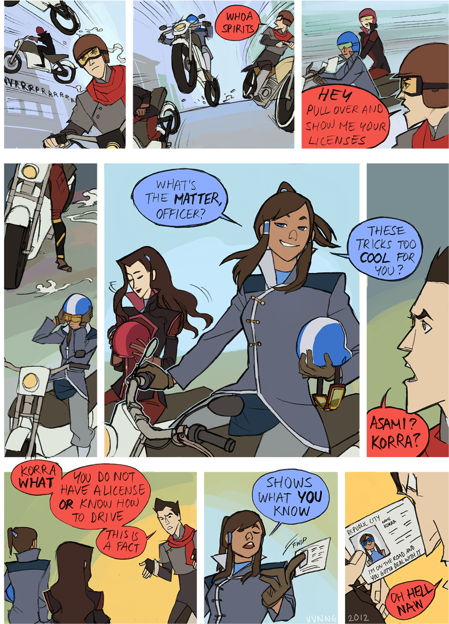 The Legend Of Korra - Its A Boy Comic So Basically (937x1285), Png Download