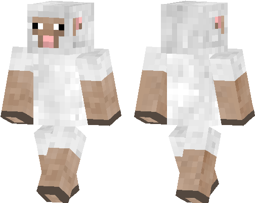Sheep - Mobs - Sheep Skin Mcpe (538x437), Png Download