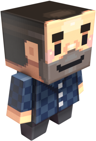 My Job Has Changed A Lot Since I Joined Mojang Four - Minecraft Mojang Avatar (330x577), Png Download