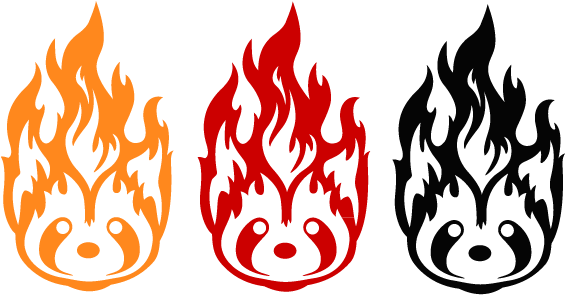 4" Avatar The Legend Of Korra Fire Ferrets Decal Sticker - The Legend Of Korra (612x378), Png Download
