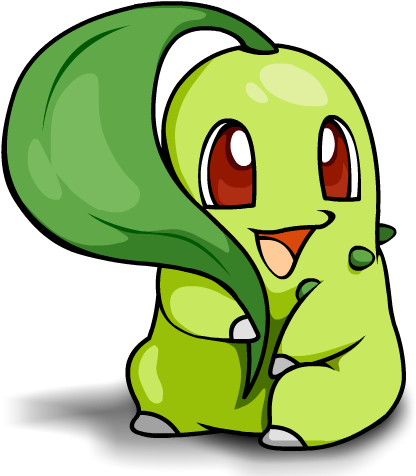Pokemon And Chikorita Image - Chikorita Pokemon (500x500), Png Download