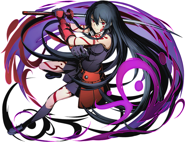 Akame-23 - Ryuko Vs Akame (640x640), Png Download