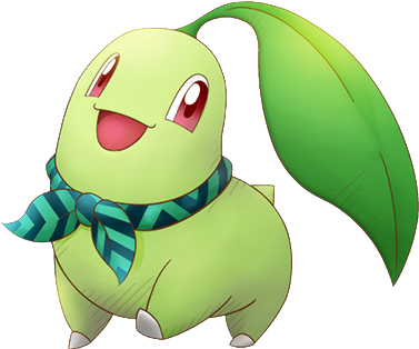 Archivo - Chikorita Pok& - - Pokemon Mystery Dungeon Chikorita (430x370), Png Download