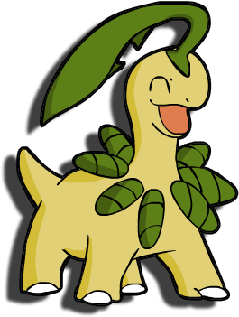 Pksparkxx You Talkin' Smack 'bout My Girl, Chikorita - Cartoon (400x374), Png Download