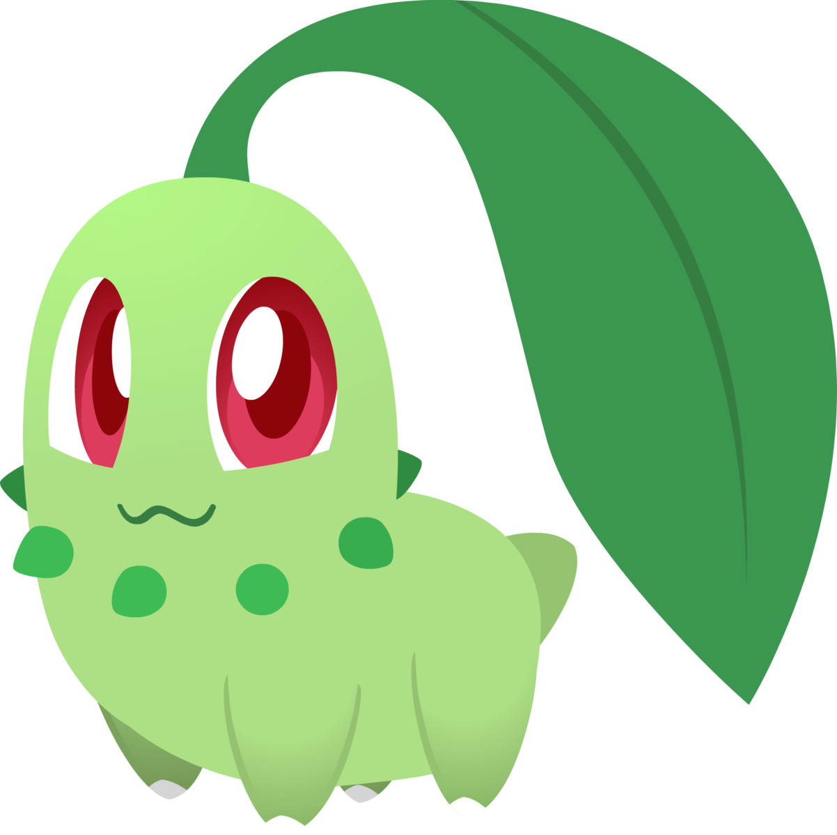 Pokemon Chikorita Bayleef - Pokemon Playhouse All Pokemon (1202x1199), Png Download