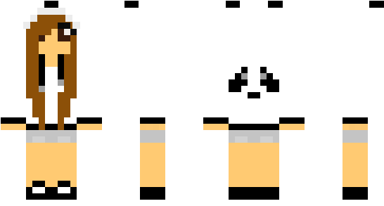 Minecraft Skin Moonbunny - Minecraft (600x348), Png Download