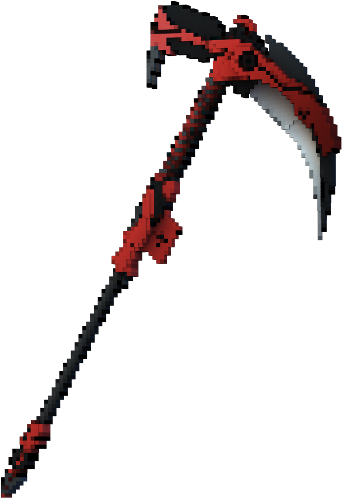 Minecraft-ish Crescent Moon - Rifle (1980x1040), Png Download