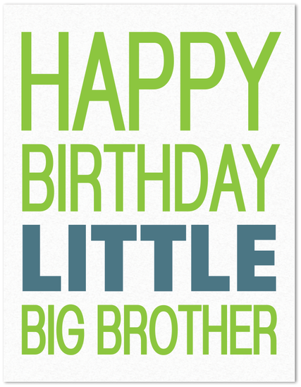 Download Happy Birthday Little Big Brother Png Image With No